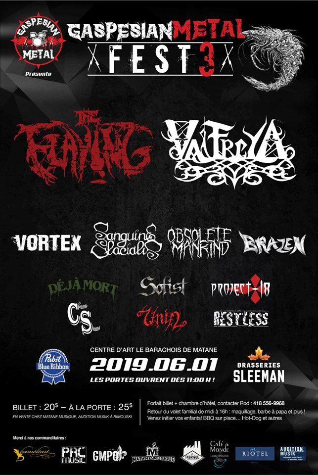 Affiche du concert