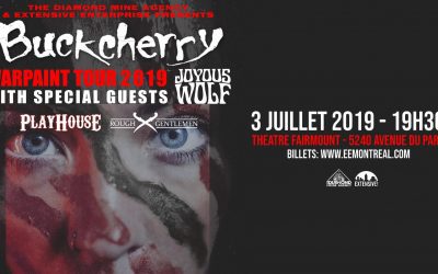 Photos Buckcherry – Montréal 3 juillet 2019
