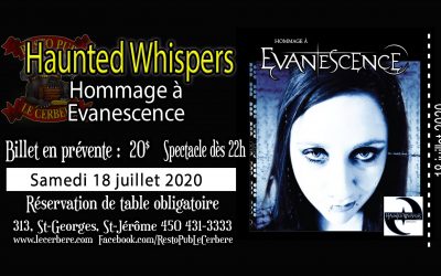 Photos-Haunted Whispers-Tribute to Evanescence – St-Jérôme 18 juillet 2020