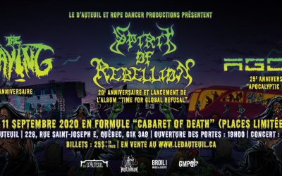 Critique & Photos – Cabaret of Death-Québec-11 septembre 2020