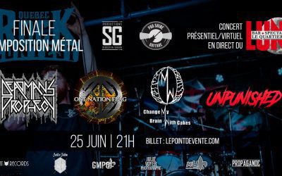 Critique & Photos – Québec Rock Contest – Québec – 25 juin 2021