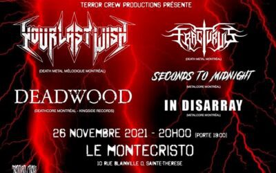 Critique de show: Your Last Wish @ Ste-Thérèse – 26 novembre 2021
