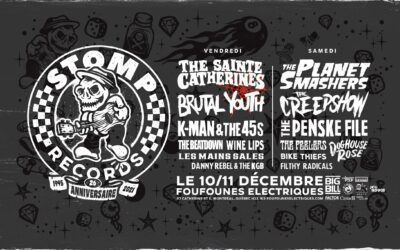 Critique & Photos de show: Stomp Records, 26e anniversaire @ Montréal – 10-11 décembre 2021
