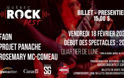 Critique de show: Québec Rock Fest @ Québec – 18 février 2022