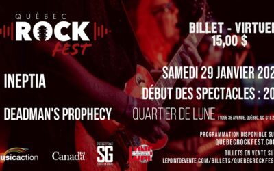 Critique de show: Deadman’s Prophecy & Ineptia @ Québec – 29 janvier 2022