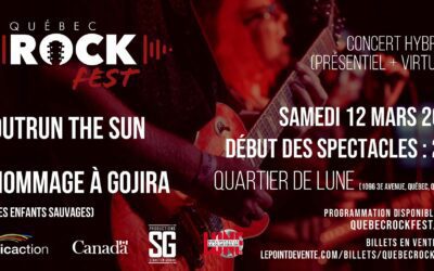 Critique & Photos: Les Enfants Sauvages//Outrun The Sun  @ Québec –12 mars 2022