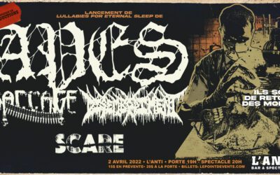 Photos de show: Apes//Saccage//Disembodiment//Scare @ Québec – 2 avril 2022