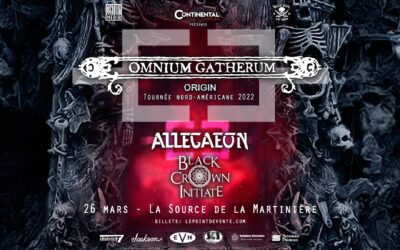 Critique & Photos: Omnium Gatherum//Allegaeon @ Québec – 26 mars 2022