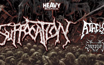 Critique & Photos: Suffocation//Atheist//Soreption @ Montréal – 22 juin 2022