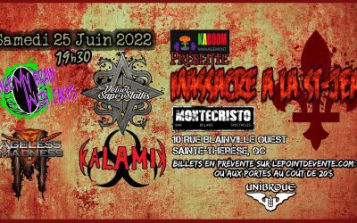 Critique & Photos: Massacre à la St-Jean @ Ste-Thérèse – 25 juin 2022