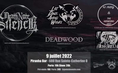 Photos: Death Note Silence//Last Dance Among Wolves//Deadwood//etc @ Montréal – 9 juillet 2022