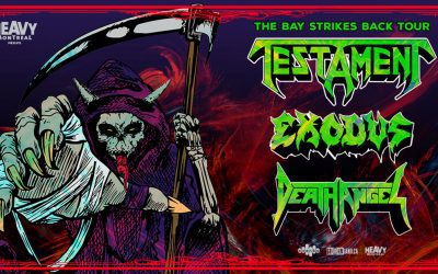 Testament//Exodus//Death Angel @ MTelus, Montréal – 30 septembre 2022