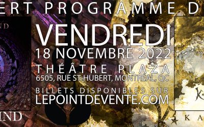 Cydemind & Karcius @ Théâtre Plaza, Montréal – 18 novembre 2022