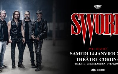 Sword//Deraps @ Théâtre Corona, Montréal – 14 janvier 2023