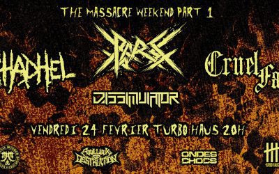 Massacre Weekends Part 1 @ Turbo Haüs, Montreal – 24 février 2023