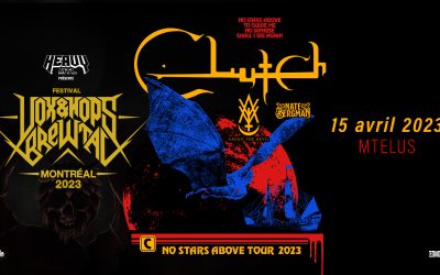 Clutch//Amigo The Devil//Nate Bergman @ MTelus, Montréal – 15 avril 2023