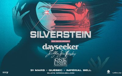 Silverstein, Misery Made Me Tour 2023 @ Impérial Bell, Québec – 31 mars 2023