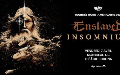 Enslaved//Insomnium//Black Anvil @ Théâtre Corona, Montréal – 7 avril 2023