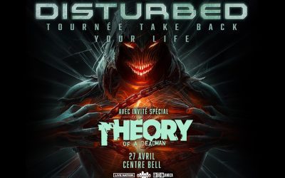 Disturbed//Theory Of A Deadman @ Montréal – 27 avril 2023
