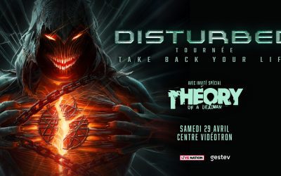 Disturbed//Theory Of A Deadman @ Centre Videotron, Québec – 29 avril 2023
