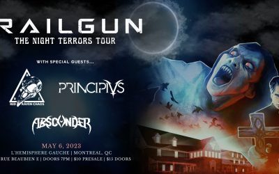 Railgun – The Night Terror Tour 2023 @ L&rsquo;Hémisphère Gauche, Montréal – 6 mai 2023