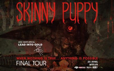 Skinny Puppy//Lead Into Gold @ MTelus, Montréal – 25 avril 2023