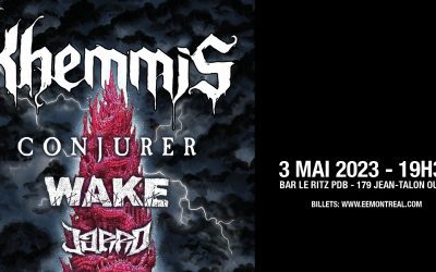 Khemmis//Conjurer//Wake//JARRD @ Bar Le Ritz, Montreal – 3 mai 2023