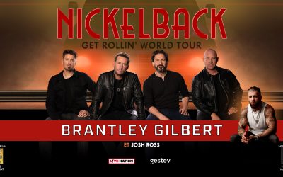 NickelBack | Brantley Gilbert | Josh Ross @ Centre Vidéotron, Québec – 12 juin 2023