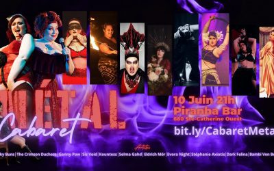 Cabaret Métal, Première édition @ Piranha Bar, Montréal – 10 juin 2023