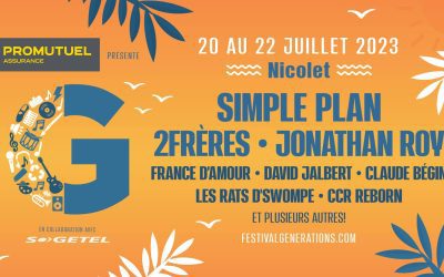 Simple Plan/Les Rats D&rsquo;Swompe/In Foes @ Festival Générations, Nicolet – 22 juillet 2023