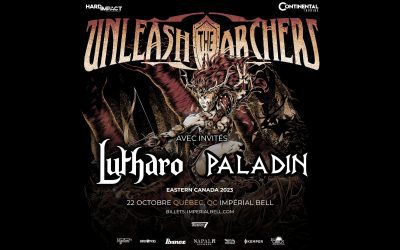 Unleash The Archers//Lutharo//Paladin @ Impérial Bell, Québec – 22 octobre 2023