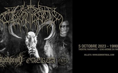 Wolves In The Throne Room/Blackbraid/Gaerea/Hoaxed @ Théâtre Fairmount, Mtl – 5 octobre 2023