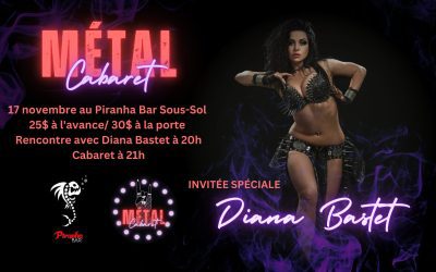 Cabaret Métal, retour en images @ Piranha Bar, Montréal – 17 novembre 2023