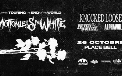 Motionless In White//Knocked Loose//After The Burial//Alphawolf @ Place Bell, Laval – 26 octobre 2023