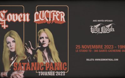 Coven et Lucifer avec Early Moods @Le Studio TD, Montréal – 25 novembre 2023