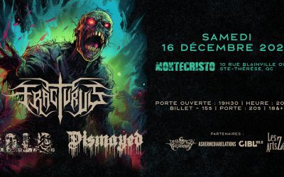 Facturus//MOLD//Dismayed @ Le MonteCristo, Ste-Thérèse – 16 décembre 2023