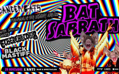 Bat Sabbath//Ethereal Tomb//Black Mastiff @ Anti Bar & Spectacles, Québec – 29 novembre 2023