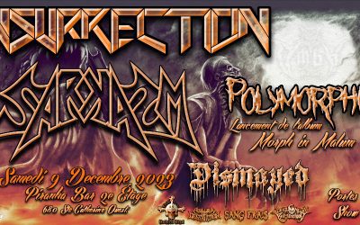 Insurrection//Sarkasm//Polymorphik//Dismayed @ Piranha Bar, Montréal – 9 décembre 2023
