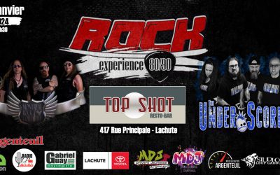 Experience Rock 80/90 Lachute @ Resto Bar Top Shot – 12 janvier 2024