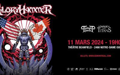 Gloryhammer//Twilight Force//Walk With Titans @ Théâtre Beanfield, Montréal – 11 mars 2024