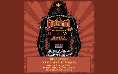 Girlschool//Lillian Axe//Alcatrazz @ Foufounes Électriques, Montréal – 31 mars 2024