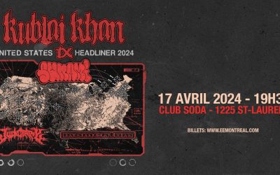 Kublai Khan TX//Sunami @ Club Soda, Montréal – 17 avril 2024