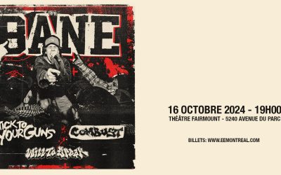 Bane//Stick To Your Guns//Combust//Will To Speak @ Théâtre Fairmount – 16 octobre 2024