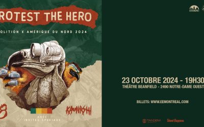 Protest The Hero//68&rsquo;//Kaonashi @ Théâtre Beanfield, Montréal – 23 octobre 2024