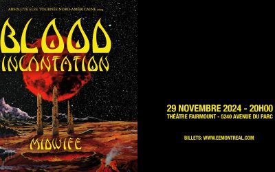 Blood Incantation//Midwife @ Théâtre Fairmount, Montréal – 29 novembre 2024