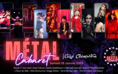 Cabaret métal 3 @ Café Cléopâtre, Montréal – 25 janvier 2025