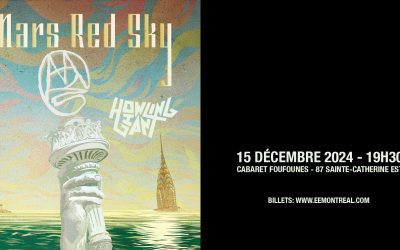 Mars Red Sky // Howling Giant @ Cabaret des Foufounes, Montréal – 15 décembre 2024