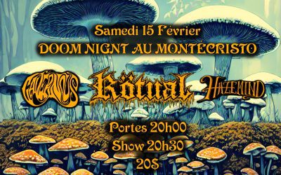 Doom Night au Montecristo @ Sainte-Thérèse – 15 février 2025