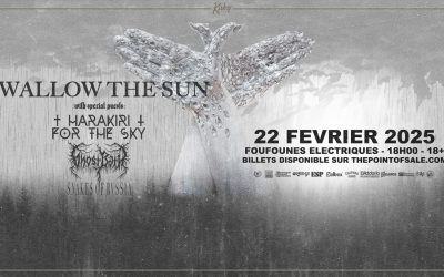 Swallow The Sun//Harakiri For The Sky//Ghost Bath et plus @ Foufounes Électriques – 22 février 2025