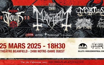 Mayhem//Mortiis//Imperial Triumphant//New Skeletal Faces @ Théâtre Beanfield, Montréal – 25 mars 2025